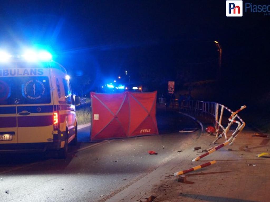 Zderzenie motocyklisty z autobusem zakończyło się tragedią