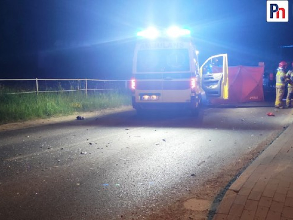 Zderzenie motocyklisty z autobusem zakończyło się tragedią