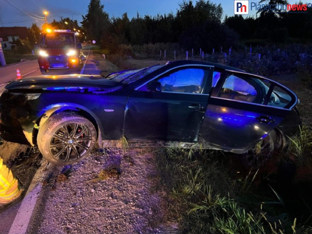 Policjanci na tropie tajemnicy dachującego bmw