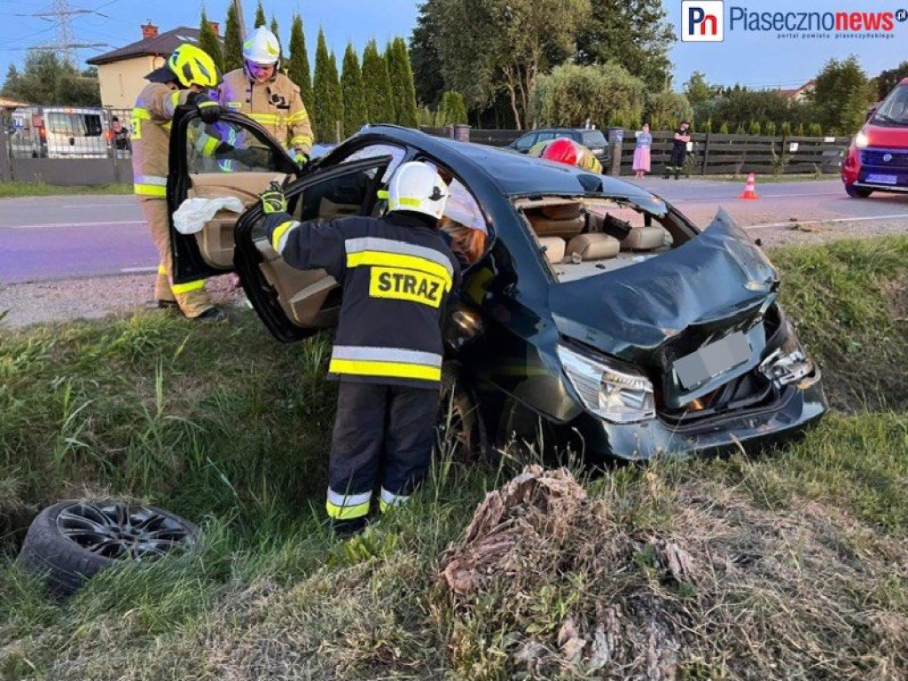 Policjanci na tropie tajemnicy dachującego bmw