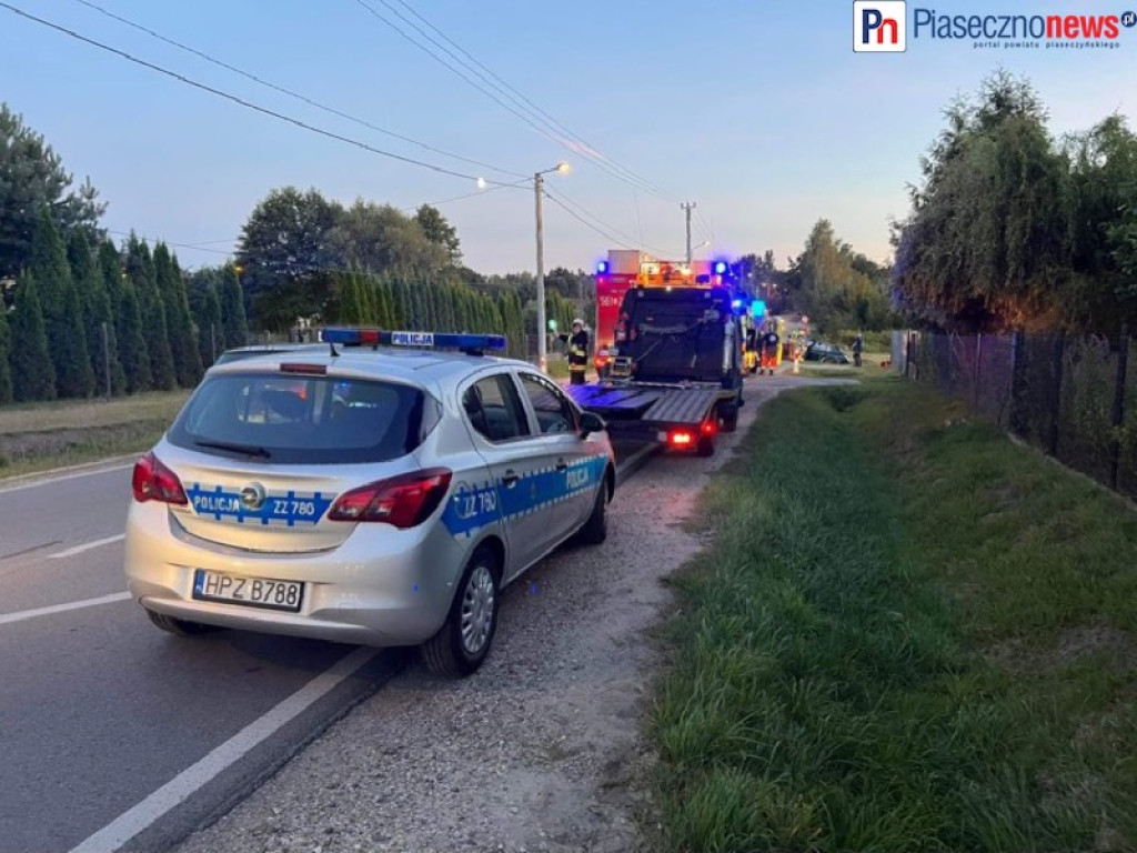 Policjanci na tropie tajemnicy dachującego bmw