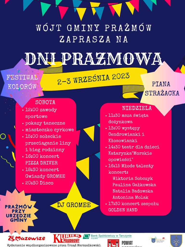 Dożynki w Prażmowie, drugi dzień atrakcji