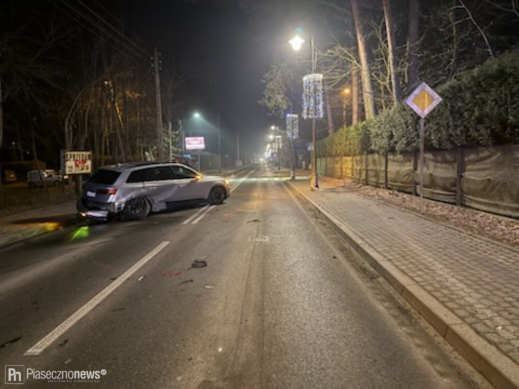 Zderzenie dwóch audi