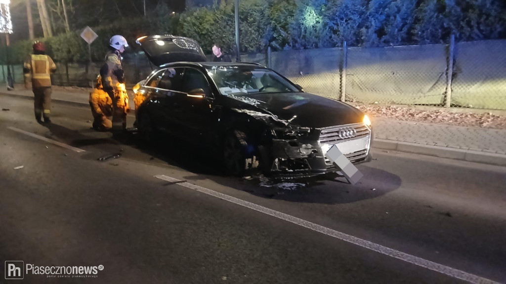 Zderzenie dwóch audi