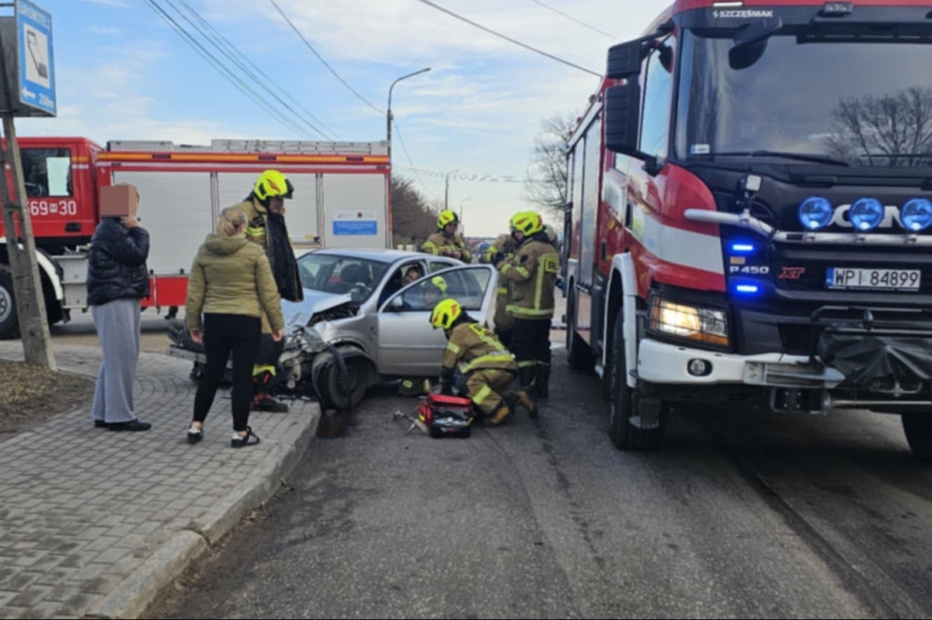 Zderzenie czołowe w Górze Kalwarii