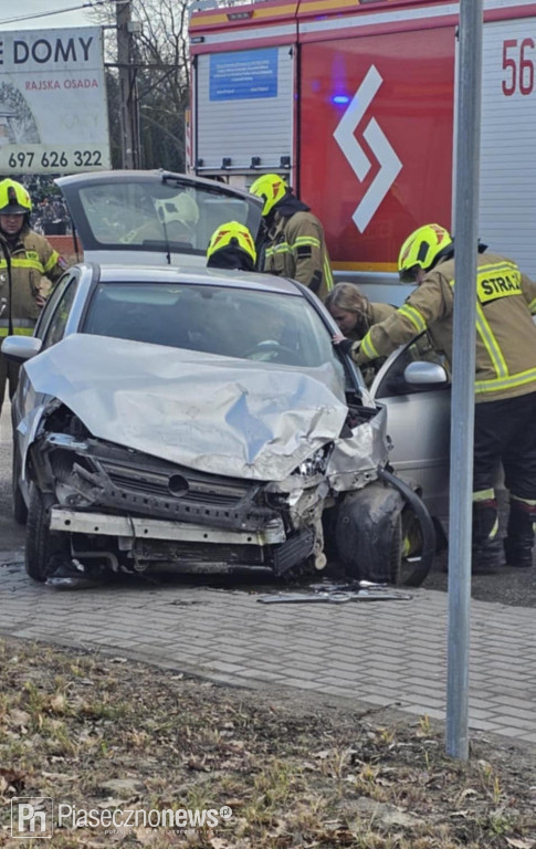 Zderzenie czołowe w Górze Kalwarii