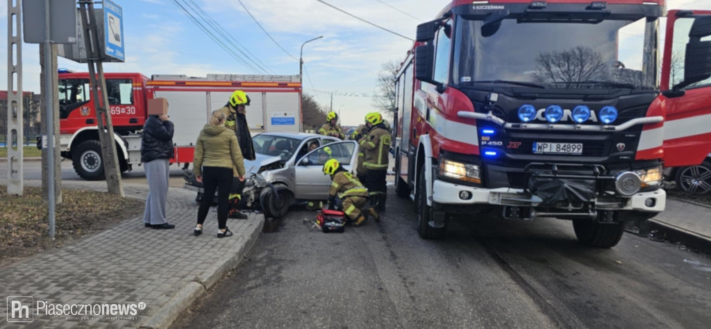 Zderzenie czołowe w Górze Kalwarii