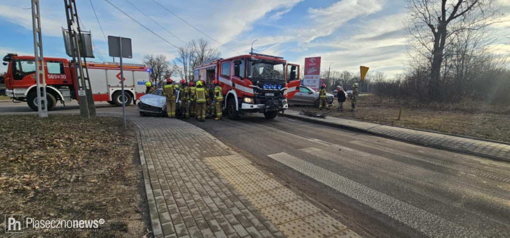 Zderzenie czołowe w Górze Kalwarii