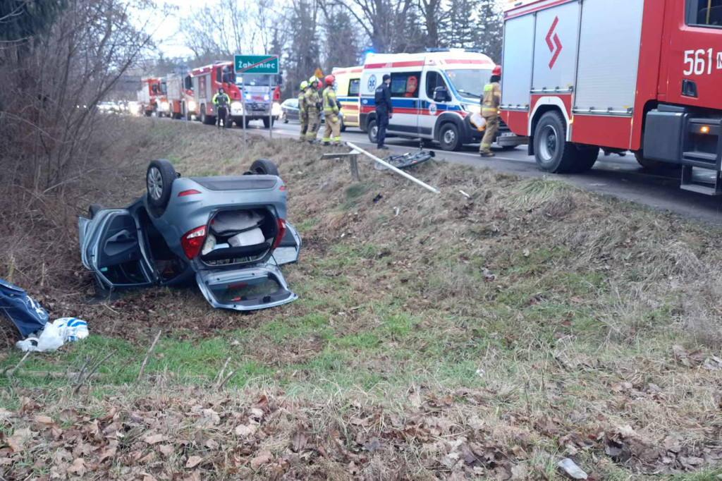 Wypadek w Żabieńcu