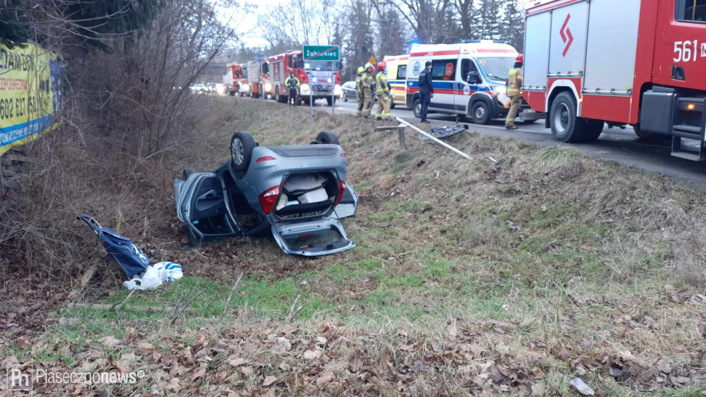 Wypadek w Żabieńcu