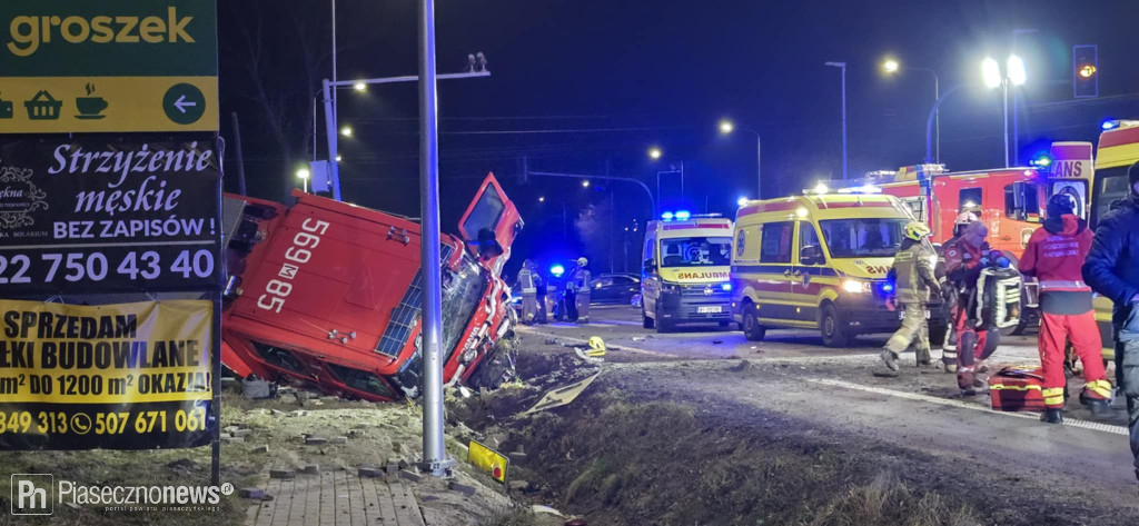 Śmiertelne zderzenie z wozem stażackim