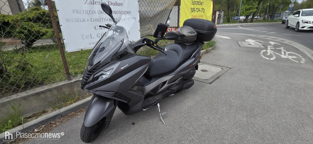 Kolizja ze skuterem na ul. Pod Bateriami