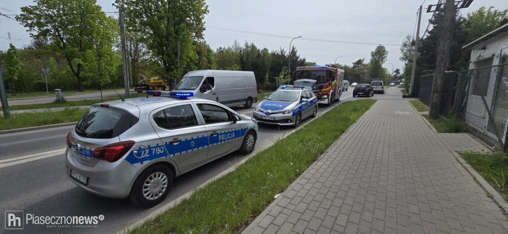 Kolizja ze skuterem na ul. Pod Bateriami