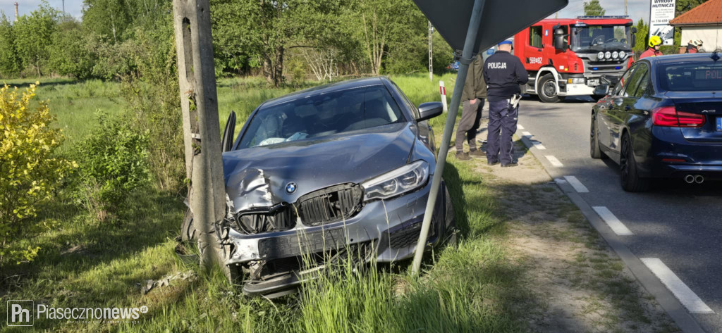 Zderzenie dwóch bmw