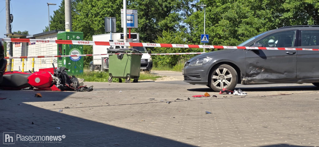 Groźny wypadek, ranne dwie osoby