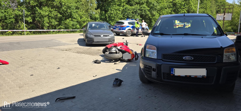 Groźny wypadek, ranne dwie osoby