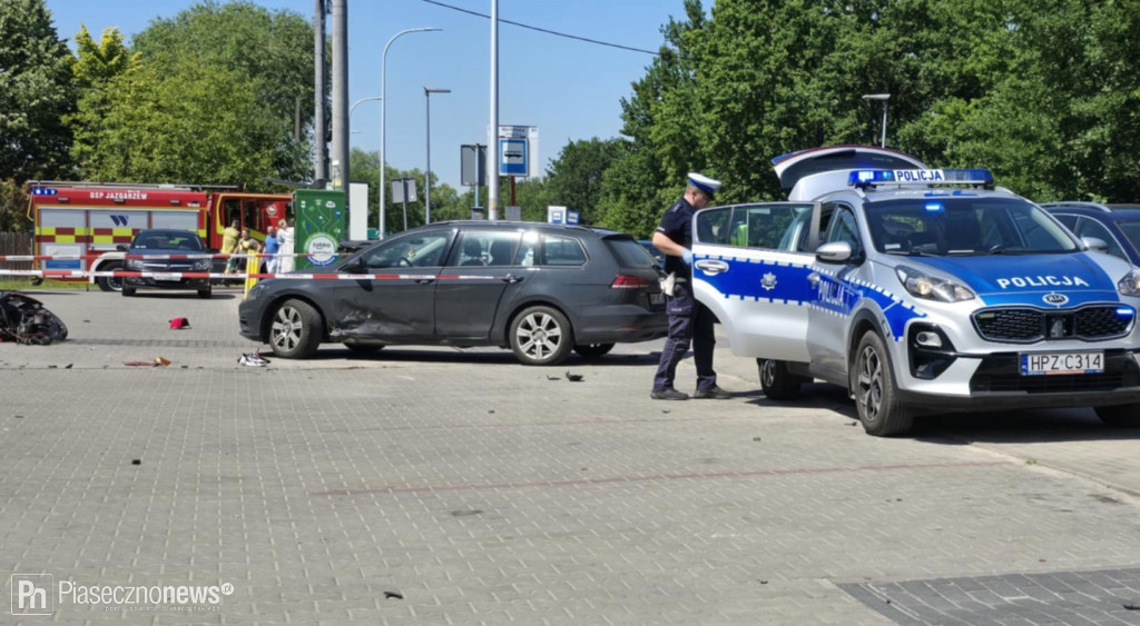 Groźny wypadek, ranne dwie osoby