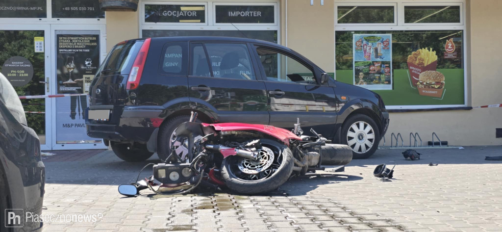 Groźny wypadek, ranne dwie osoby