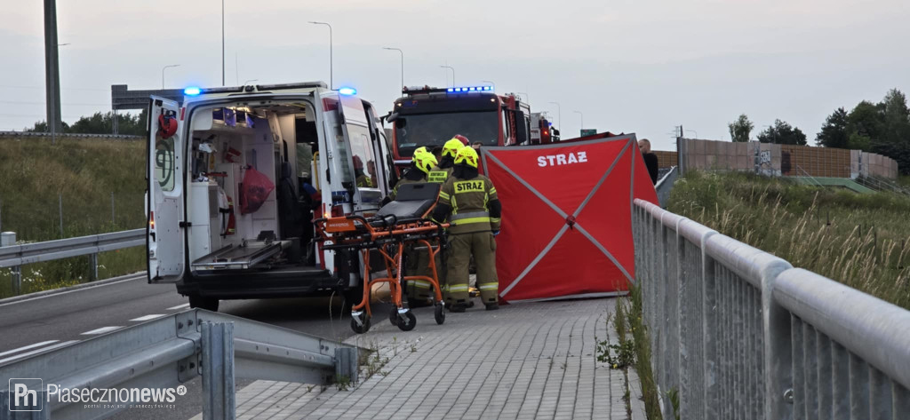Fatalny wypadek cyklisty!