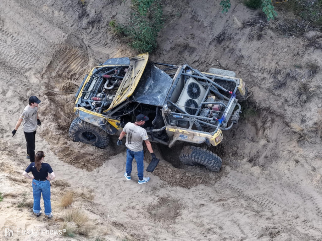 Wypadek na torze w Offroad Parku