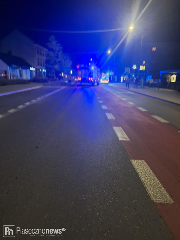 Auto potrąciło osobę jadącą hulajnogą