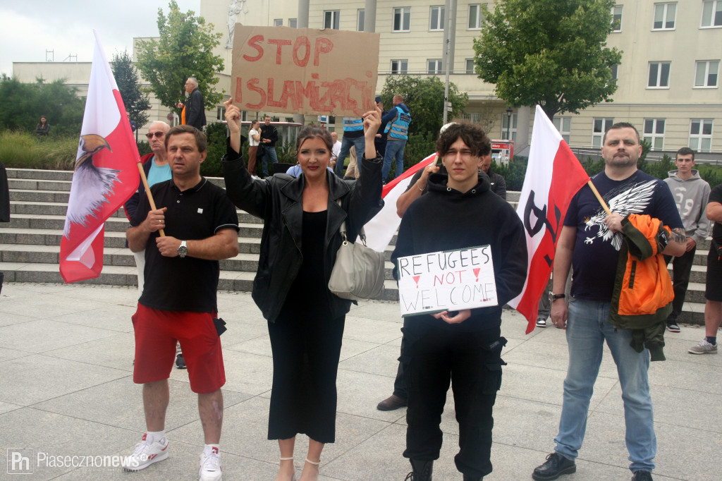 Pikieta przeciw imigracji