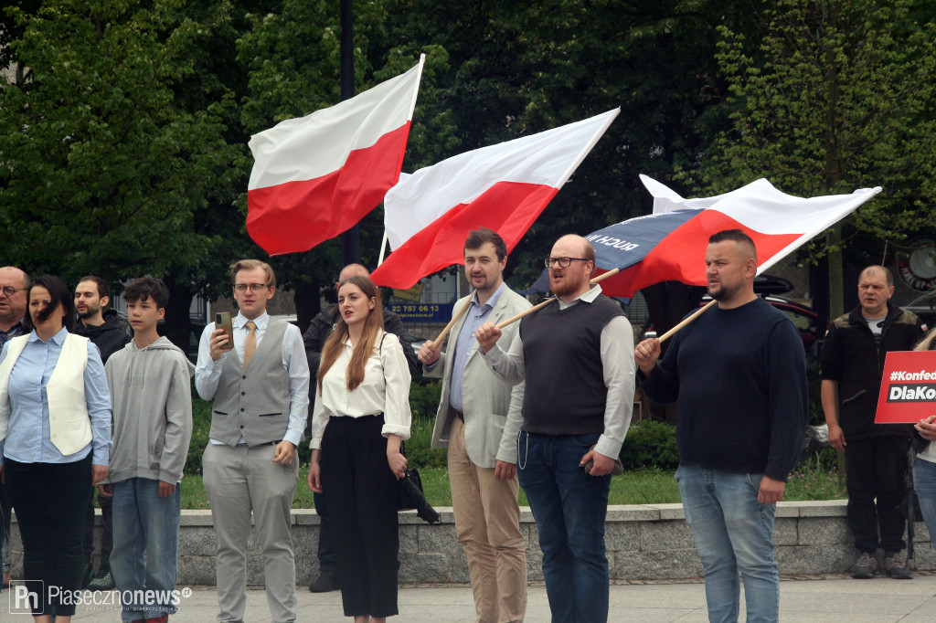 Pikieta przeciw imigracji