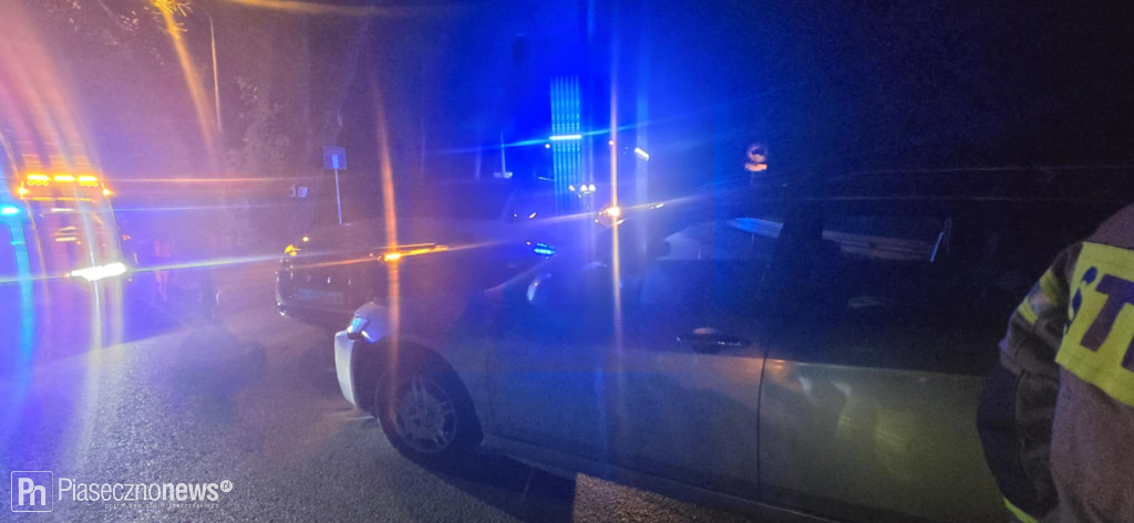 Zderzenie audi z hondą w Głoskowie