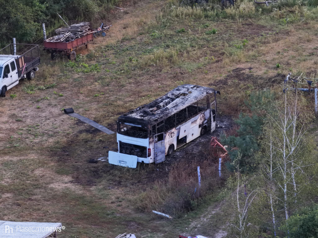 Pożar autobusu