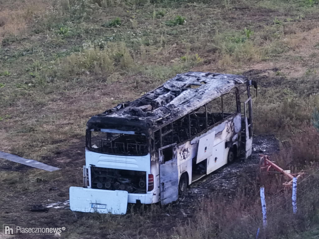 Pożar autobusu