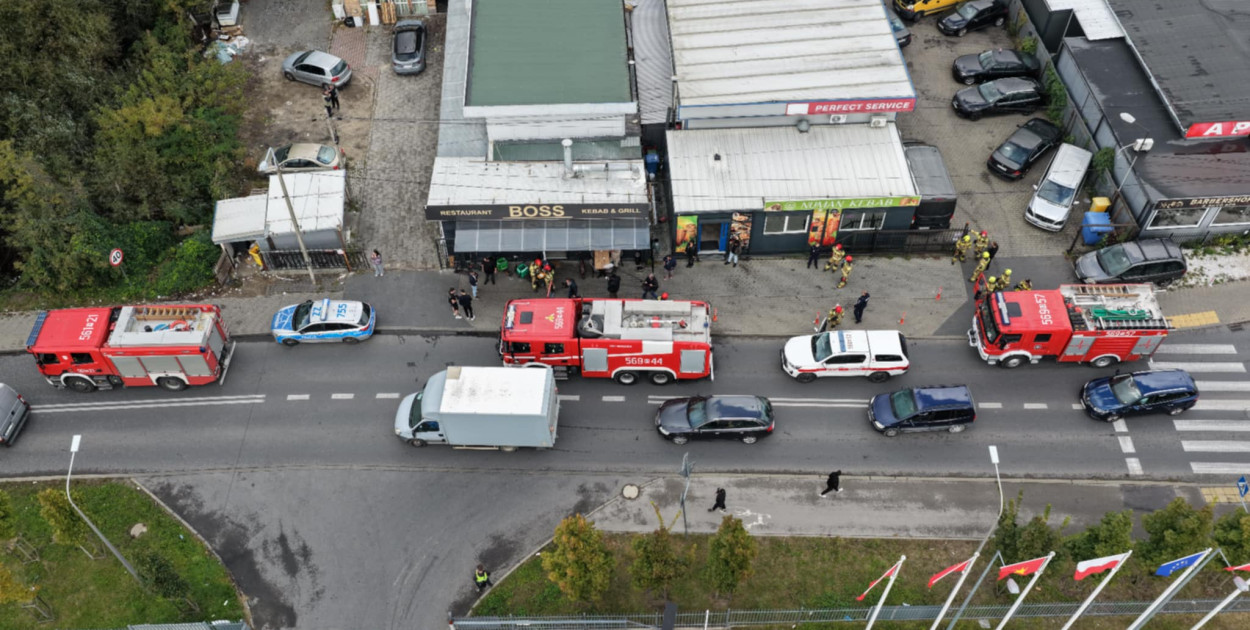 Pożar w kebabie? Strażacy interweniowali