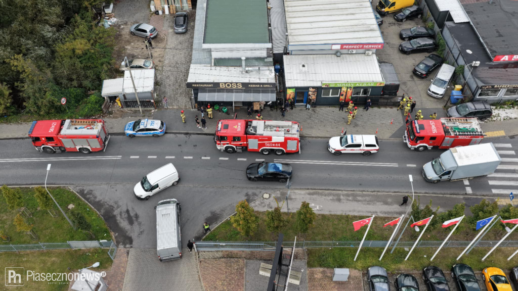 Pożar w kebabie? Strażacy interweniowali