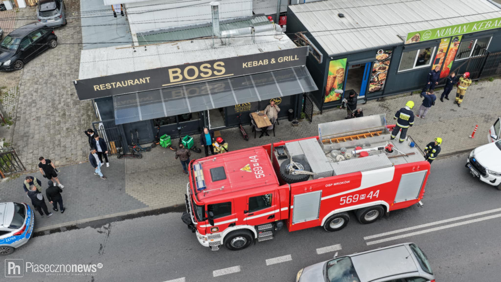 Pożar w kebabie? Strażacy interweniowali