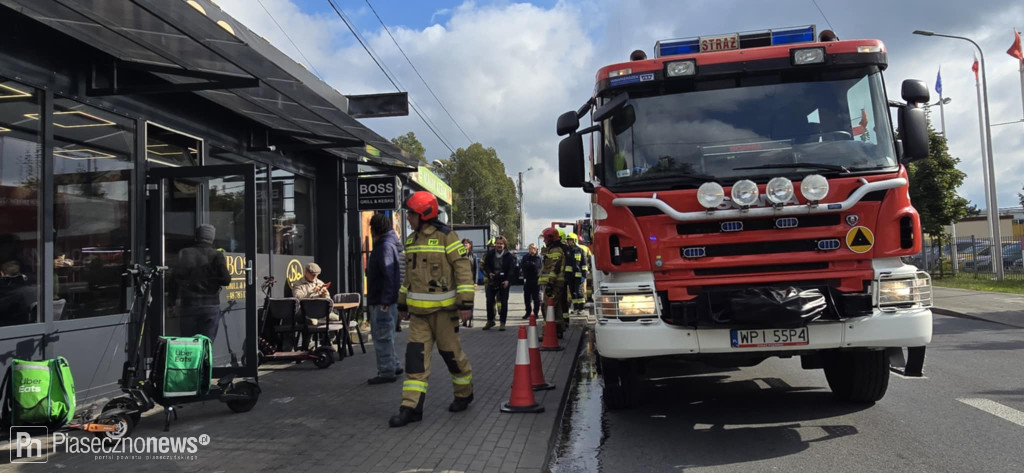 Pożar w kebabie? Strażacy interweniowali