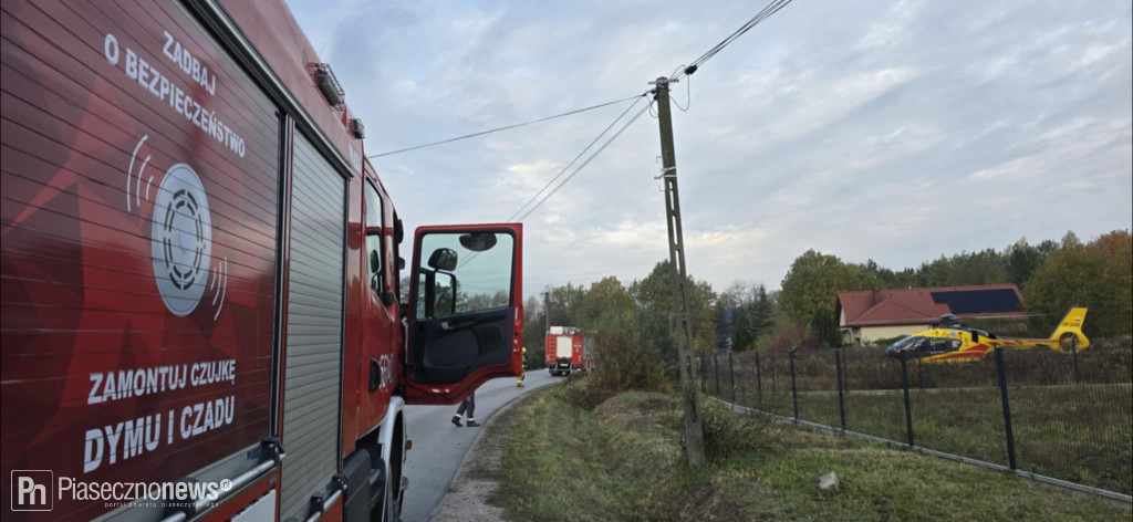 Czołowe zdarzenie! Lądował śmigłowiec LPR