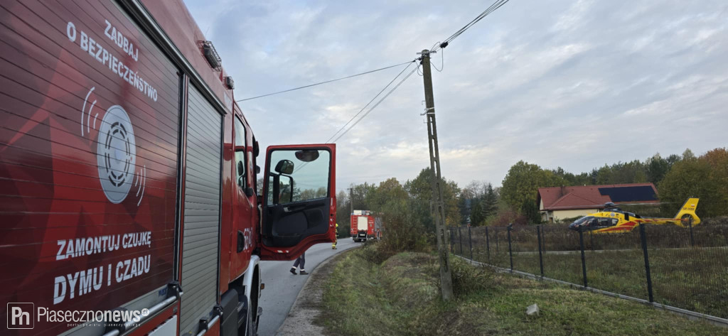 Czołowe zdarzenie! Lądował śmigłowiec LPR