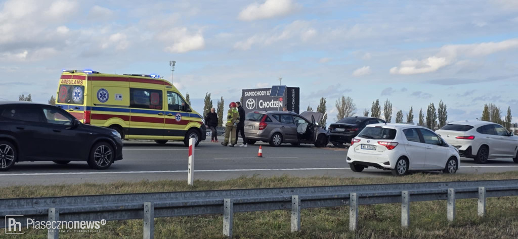 Dwie kolizje na S7