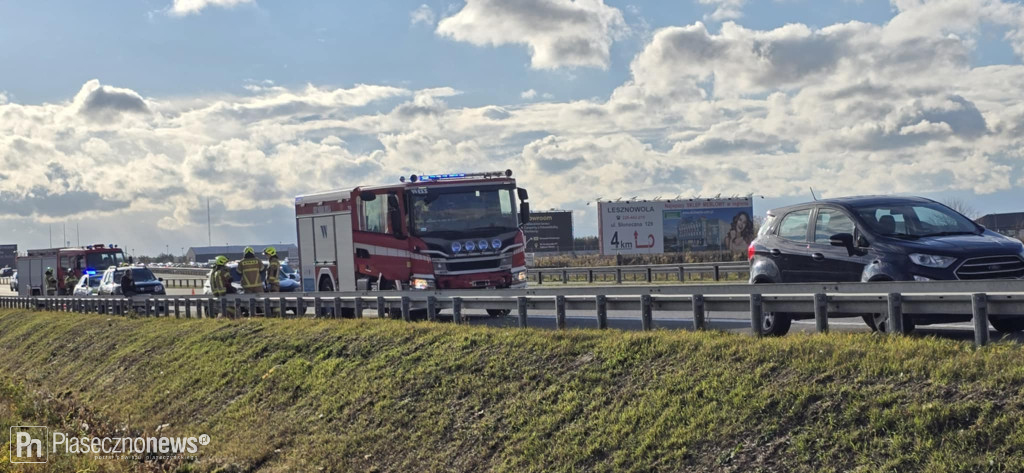 Dwie kolizje na S7