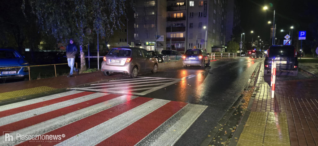 Kobieta potrącona na pasach