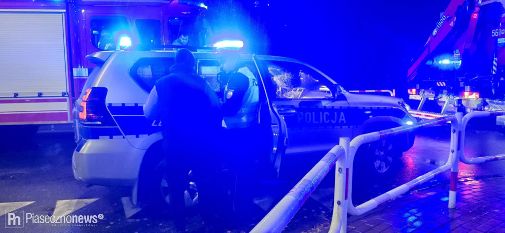 Kobieta potrącona na pasach