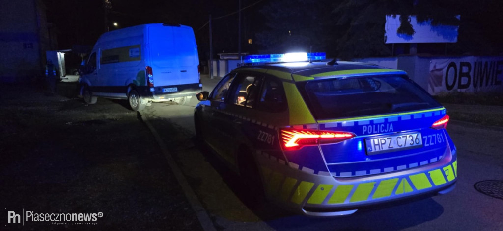 Kurier gnał na łeb na szyję