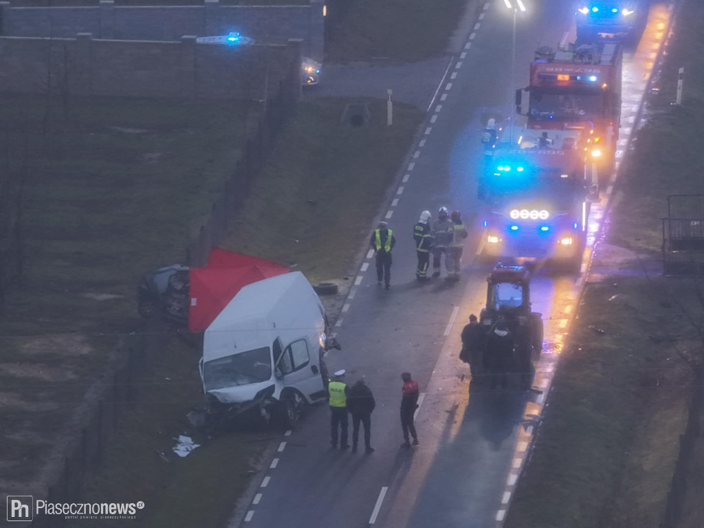 Próbował wyprzedzić traktor. Zginął na miejscu