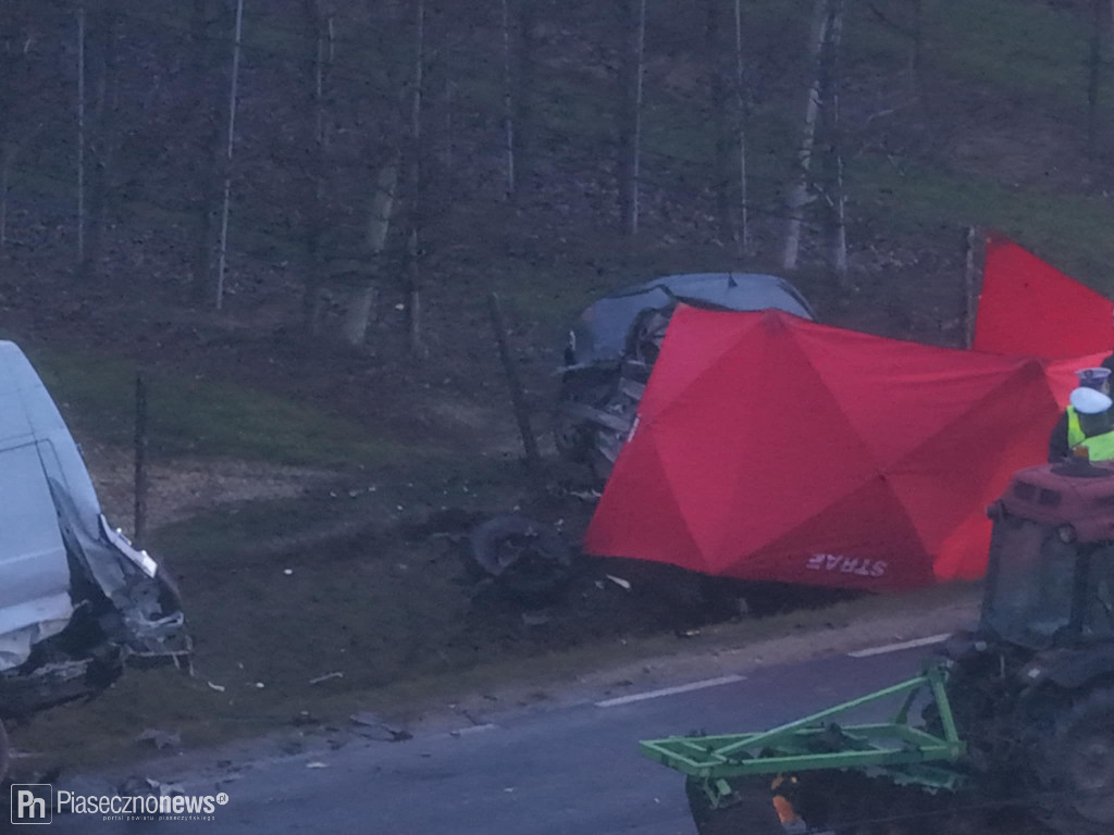 Próbował wyprzedzić traktor. Zginął na miejscu