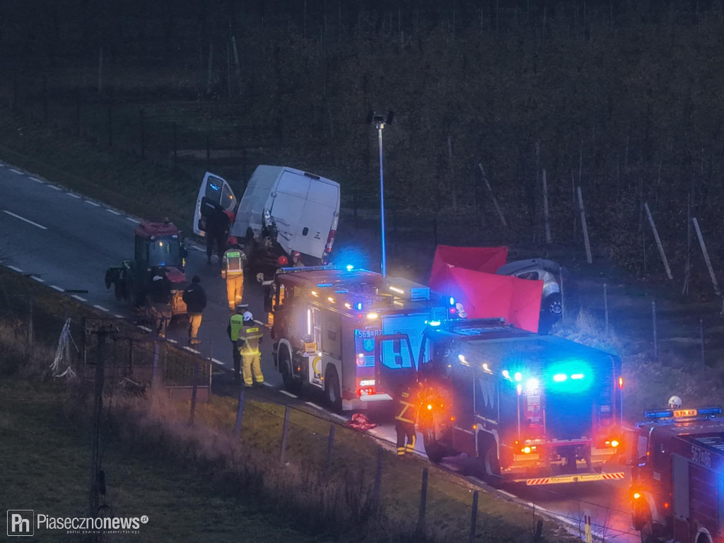 Próbował wyprzedzić traktor. Zginął na miejscu