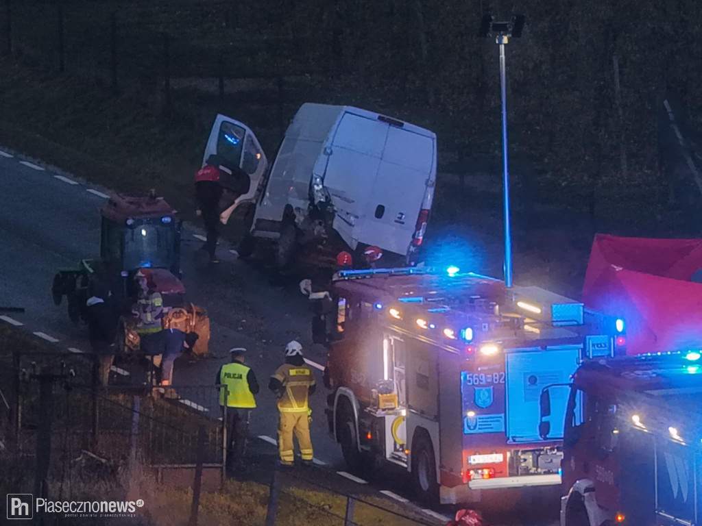 Próbował wyprzedzić traktor. Zginął na miejscu