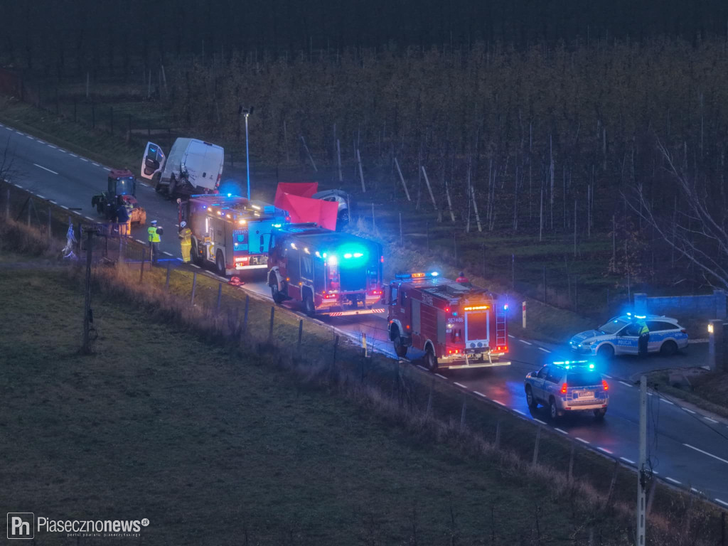 Próbował wyprzedzić traktor. Zginął na miejscu