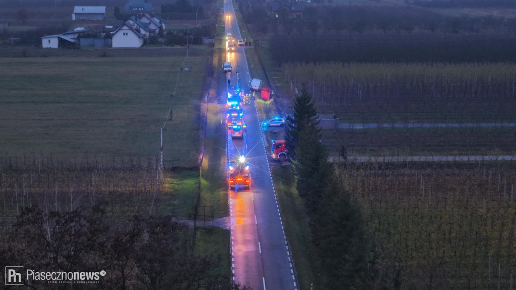 Próbował wyprzedzić traktor. Zginął na miejscu