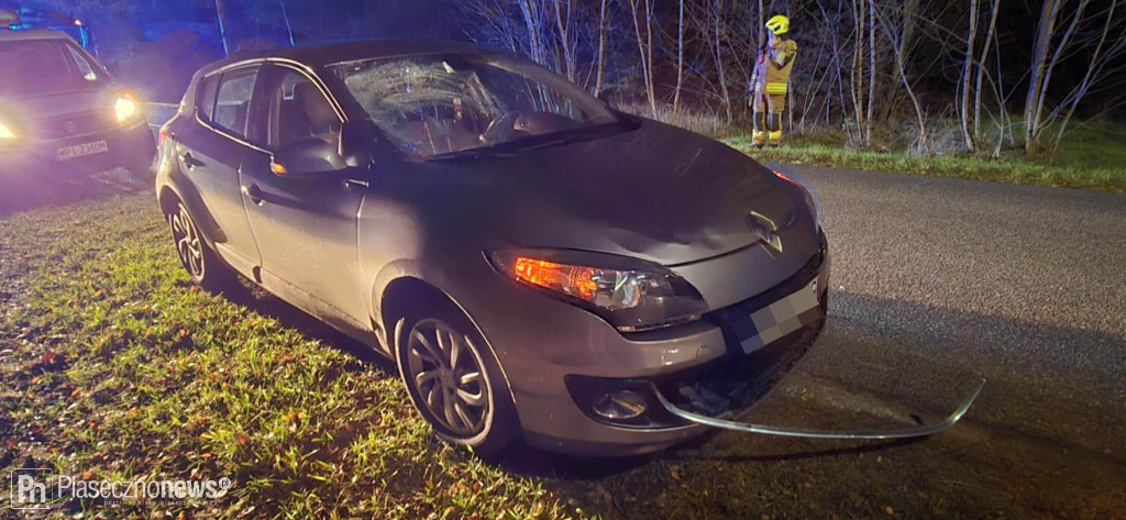 Zderzenie samochodu z rowerzystą