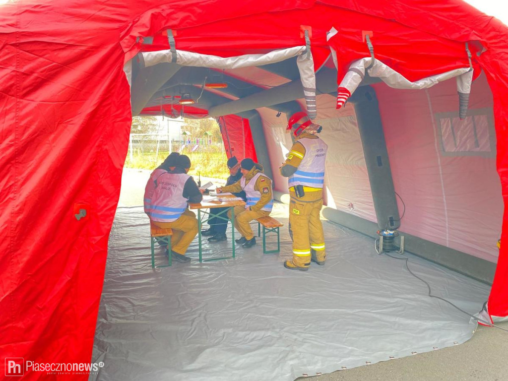 Alarm przy komendzie! To tylko ćwiczenia