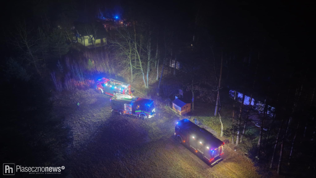 Wybuchł pożar. Kobietę pogryzł pies